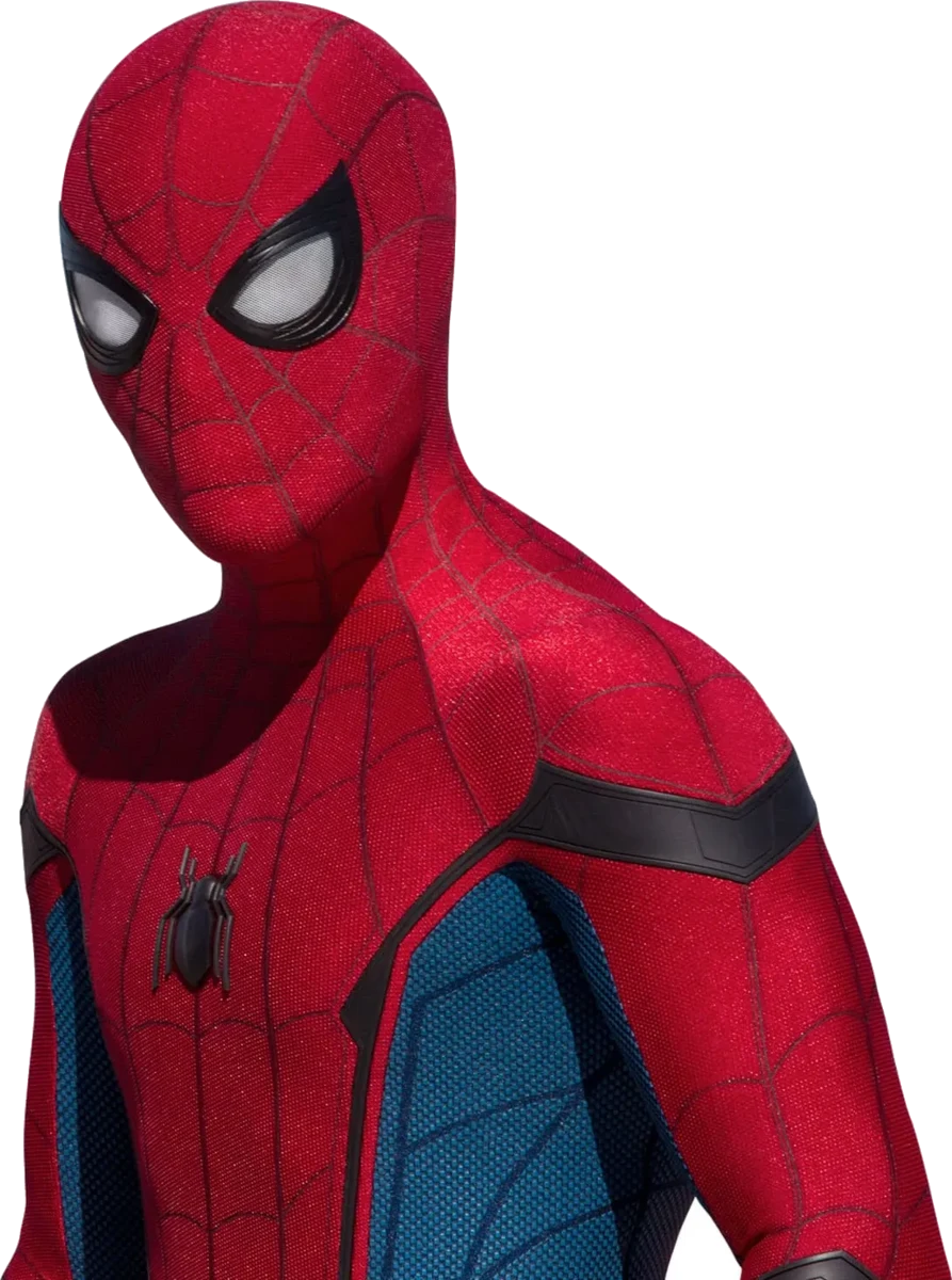 Spider-Man, crouched and ready
